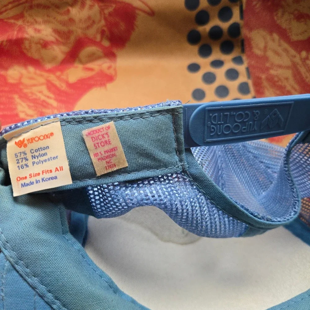 VTG‎ Leonard Utility Buildings Truck Covers Hat Blue GUC OSFA Yupoong Snapback